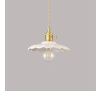 White Glass Lights Kitchen Island Cluster Pendant Lighting Fixture Single French Flower Hanging Lamp 3 Light Chandelier for Dining Room Bedroom Farmhouse Cafe Bar