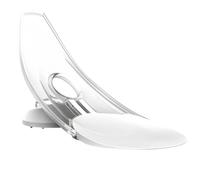 White Golf Putting Trainer, entraîneur de Putting de Golf d'intérieur avec Design en Arc, Micro-Cible pour Correction d'angle, Retour de Balle intégré, Accessoire de Pratique en Plastique
