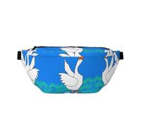 White Goose déploie ses ailes Sac banane polyvalent léger respirant et réglable pour voyage, cyclisme et utilisation quotidienne