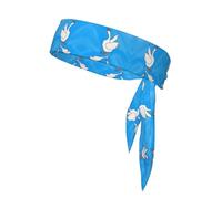 White Goose House Bandeau de sport anti-transpiration et antidérapant pour homme et femme