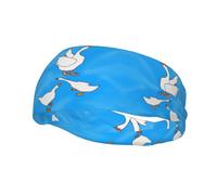 White Goose House Bandeau de sport imprimé pour arrêter rapidement la transpiration Convient pour le fitness et les loisirs