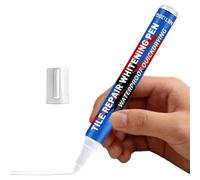 White Grout Pen - 20g Waterproof Tile Repair Filler | Quick Fix Sealant Colorant For Shower, Bathroom, Kitchen, Ceramic Floor, Wall, Ceiling, Bathtub, Sink, Countertop, Home Maintenance Tool