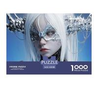 _white-haired_female_demon_with_silver_metl_ho_ce8376b2-392-406f-8beb-4b33327c194_1 1000 Pcs Carton Extra-épais Lot De Puzzles Fantasy Warrior Girl Stimulant Et Éducatif Jeu Créatif Puzzles As Birthda