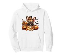 White Halloween French Bulldog Must Haves for Girls Frenchie Sweat à Capuche