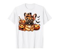 White Halloween French Bulldog Must Haves for Girls Frenchie T-Shirt