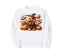 White Halloween Must Haves for Girls and Women Mini Poodle Sweatshirt