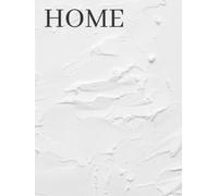White Home Paint Stroke Decorative Home Staging Book: For Console table, End table Coffee table, Bookshelf Display & Show Home | Design on Spine 11"x8"inch