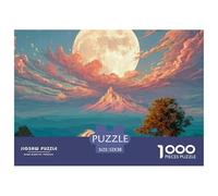 _White_Horse_glloping_in_Front_of_The_Moon__p_e928ff2-e11-402f-8e5-6506621cf7_2 1000 Pièces Carton Premium Coffret De Puzzles Fireworks Over Fantasy Castle Anti-Stress Défi Unique Puzzles As Birthday