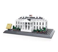 White House à Washington. Modèle d'Architecture d'Assemblage avec des Blocs