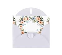 White JKIEGOQ Morning Gloire Crown Carte de vœux Motif couronne de gloire du matin 10,2 x 15,2 cm pour Noël, Saint-Valentin, mariage, fête