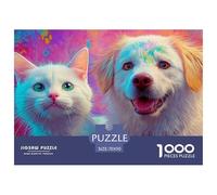 _white_kitten_and_dog_with_hppy_expressions_set__f3b7df82-8421-4f16-b53e-dc19748743_4 1000 Pièces Carton Premium Coffret De Puzzles Kitty And Puppy Stimulant Et Éducatif Jeu Créatif Puzzles Pour Adult