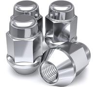 White Knight 1709S-4 Lot de 4 écrous de roue bombés chromés M14 x 1,50