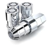 White Knight MG40710AM Lot de 4 serrures de Roue chromées M12 x 1,50 Filetage (3,7 cm L)