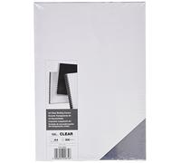 White laminated binding cover A4 300µ (100)