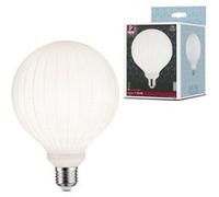 Paulmann 29079 White Lampion Edition Filament LED Globe G125 230V E27 4,3W 400lm gradable 125mm Blanc Verre 3000K