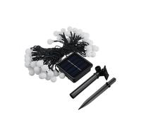(White light)9.5M 50 Led Solar String Ball Lights - Outdoor Waterproof Ip65 Garden Decorative Lamp