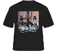 White Lion Music Band Group Picture and Logo Retro Rock T Shirt Black M
