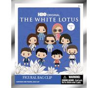 White Lotus Series 1 - Clip de sac à collectionner de 12,7 cm - Sac aveugle (une figurine aléatoire) - Porte-clés / sac à dos de l'émission télévisée | Produit sous licence officielle