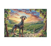 White Loup 1000 Pièces Puzzle Créatif en Carton Rigide sans Déformation poupée Animal de Compagnie Difficulté Moyenne Activité Manuelle Loisir Créatif Cadeau Créatif Anniversaire 1000 PCS