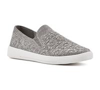 White Mountain Baskets Unit Chaussures pour Femme, Argenté/Tissu, 40 EU