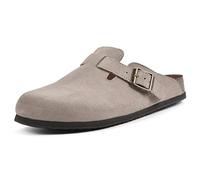 WHITE MOUNTAIN Femme Bari Sabot, Taupe/suède, 40.5 EU