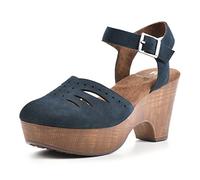WHITE MOUNTAIN Femme Cassidy Sabot, Daim Bleu Marine, 43 EU