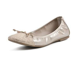 WHITE MOUNTAIN Femme Sunnyside II Ballerines, Ant Gold Multi Esprint, 41 EU
