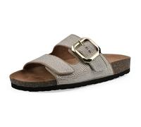WHITE MOUNTAIN Granitas Signature Sandales moulées confortables à double sangle pour femme, Bois de santal/daim, 39.5 EU