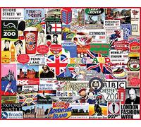 White Mountain - I Love England, puzzle de 1000 pièces, puzzle Angleterre, Grande-Bretagne