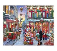 White Mountain Puzzle Joy of Christmas de 1000 pièces pour Les Vacances d'hiver pour Les familles et Les Adultes