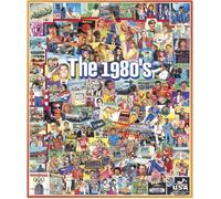 White Mountain- Puzzle Ultimate Trivia 1000 pièces 61 x 76,2 cm Les années 80, 868, Transparent, 1 EA
