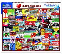 White Mountain Puzzles I Love Alabama - 1000 Piece Jigsaw Puzzle