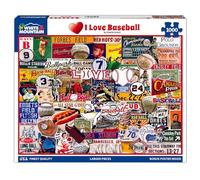 White Mountain Puzzles - I Love Baseball - 1000 Pièce Puzzle