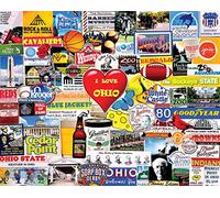 White Mountain Puzzles I Love Ohio Puzzle 1000 pièces