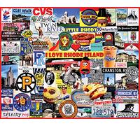 White Mountain Puzzles I Love Rhode Island Puzzle 1000 pièces