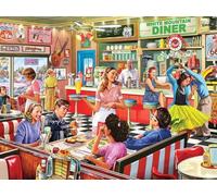 White Mountain Puzzles Jigsaw Puzzle 1000 Pieces 24"X30"-American Diner