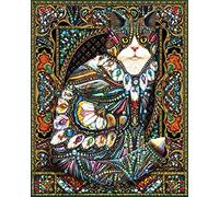 White Mountain Puzzles Jigsaw Puzzle 1000 Pieces 24"X30"-Jeweled Cat