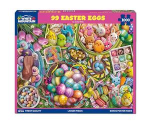 White Mountain Puzzles - Œufs de Pâques - Puzzle de 1000 pièces pour Adultes et Enfants - Activité familiale Amusante - 61 x 76,2 cm