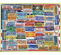 White Mountain Puzzles - Vanity Plates - Puzzle 1000 pièces