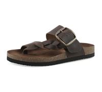 White Mountain Sandales Harleta tressées pour femme, cuir marron, 12