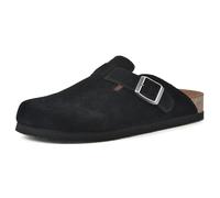 White Mountain Shoes Bari Sabots en Cuir, Noir (Daim Noir), 40.5 EU