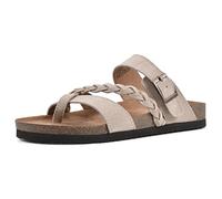WHITE MOUNTAIN Shoes Hazy Sandales avec semelle intérieure, Bois de santal/daim, 42 EU
