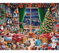 White Mountain TWAS Puzzle The Night Before Christmas de 1000 pièces pour adultes et familles