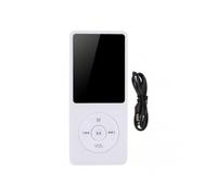 (White)MP4 Player with 16GB SD Card Lossless Music Built-in Speaker Voice Recorder High-Quality Sound Player New Arrival