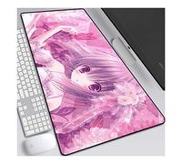 White Night Tea Party 800x300mm speed Gaming Tapis de Souris, XL Anime Mouse Pad-Surface spéciale améliore la Vitesse et la précision, 3mm Base en Caoutchouc Antidérapant Surface-pour Ordinateur et PC, C
