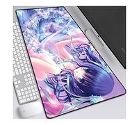 White Night Tea Party Tapis de Souris Gaming XXL, 900x400mm, Anime Mouse Pad - Surface spéciale améliore la Vitesse et la précision, 3mm Base en Caoutchouc Antidérapant Surface-pour Ordinateur et PC, C
