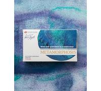 White Nights Granulation Metamorphosis Lot de 12 peintures aquarelles extra fines 2,5 ml avec gamelle complète