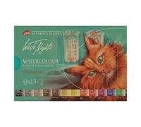 White Nights Nevskaya Palitra Lot de 12 aquarelles professionnelles extra fines de 2,5 ml