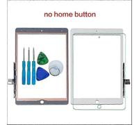 (white no home) For iPad 9th 10.2 2021 Touch Screen Digitizer Glass A2602 A2603 A2604 A2605 with Adhesive,Tool Kit+Tempered Glass
