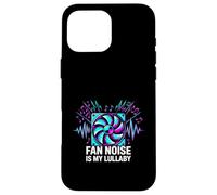White Noise Lover Fan Noise is My Lullaby Coque pour iPhone 16 Pro Max